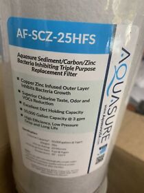 Af-scz-25hfs 2 Aquasure Triple Purpose Replacement Filter Sediment Carbon Zinc