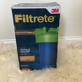 3wh-hdgr-f01 3m Filtrete Large Capacity Whole House System New In Box 6 Month