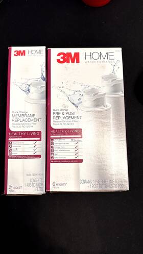 4us-ro-so1h 3m 4us-ro-f02h Home Reverse Osmosis Water Filter Set Pre Post And Membrane Replace