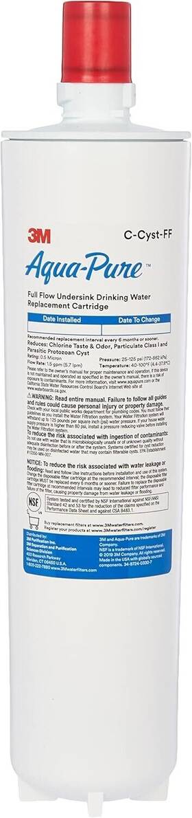 70020109628 3m Aqua-pure C-cyst-ff Undersink Replacement Water Cartridge Inch New Sealed