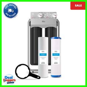 Fswh220kdf 3m Brio Whole House Water Filter System For Heavy Metal Reduction With Gauges 2 Stage