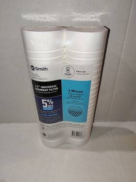 1074307 A. O. Smith Ao Whirpool 5 Micron 2.5 Inch Water Filter Part#