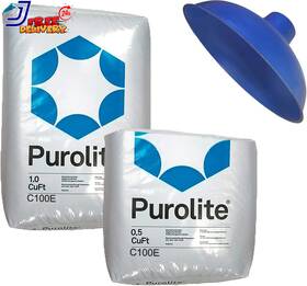 C100e-15 Abundant Flow Water Purolite Ion Exchange C100e 1.5cuft 48k Softener Replacement Resin With Fu