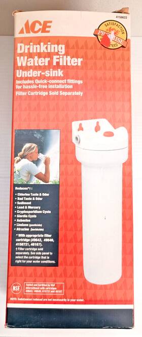 4158622 Ace Hardware Under Sink Drinking Water Filter 3/8 Inch Filtration System Usa