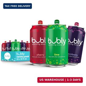 Amazonus/pepsv 012000204722 Sparkling Water Lime Yours 3 Flavor Variety Pack Cherry Blackberr