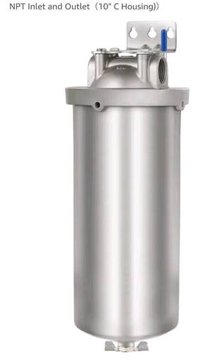 B0c5ldp9g9 Amwater 10 Inch Nsf/ansi 42 Certification Stainless Steel Jumbo Filter Housing