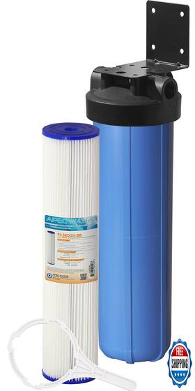 Cb1-sed20-bb Apec Water B00icwhtdo 20 Inch Whole House Sediment Filter Filtration System