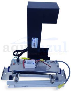 Ijho10blk Aqua Azul Whole House Uv Light Water Disinfection System Complete 120/220 V