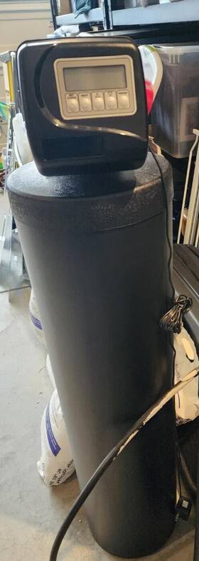 Ws1d100tbblkhs Aqua Systems Water Softener System