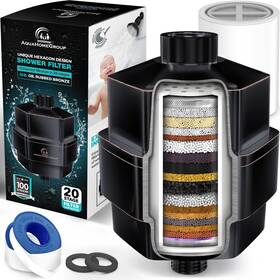 Pneubonic1 Aquahomegroup 20 Stage Oil Rubbed Bronzeshower Filter Bronze
