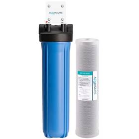 Aquasure 726084673045 Fortitude High Flow Whole House 5 Micron Carbon Block Water Treatment System 20