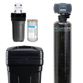 Aquasure 850068769018 Harmony Series 40 000 Grains Whole House Water Softener With High