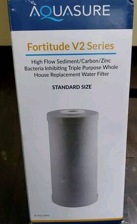 Aquasure 855864008798 Fortitude V2 Series Replacement Filter Model Af-scz-25hfc. Sediment