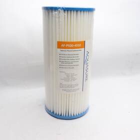 Af-ps30-4510 Aquasure Fortitude 30 Micron Pleated Sediment Whole House Water Filter 10 Inch Af-p