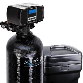 As-hs32fm Aquasure Water Softeners 24 Inch W Indoor Sodium Chloride Programmable Salt Black