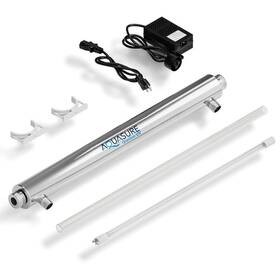 As-uv8s Aquasure Whole House Water Filter Systems 27.87 Inch Hardware Light Stainless Steel