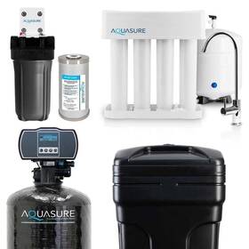 As-whf70d Aquasure 70 000 Grains Whole House Water Filtration Bundle With Softener Sediment/carb