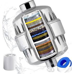 Fas-304-25-parent Aquatrend 25-stage Shower Head Filter For Hard Water High Pressure 25 Stage