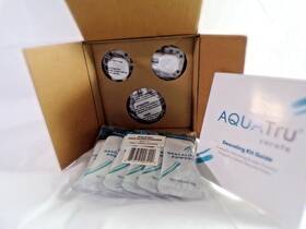 Aquatru 874617004337 Water Pitcher Descaling Kit. 3 Filters 6 Powders Nib New In Box Carafe
