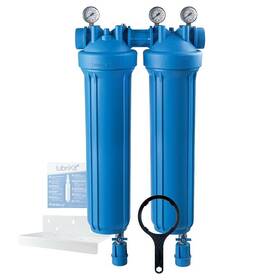 Za1802654l Atlas Filtri - Dp Big Duo Blue Filter Housing Kit 1 Inch Npt Brass Inser