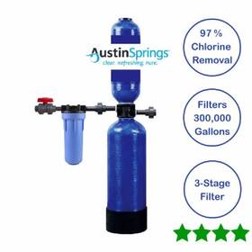 Austin Springs 816749010992 Whole House Water Filtration System 3 Years Or 300 000 Gallon With 10 Inch Pre Filter