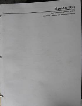 R-214 Autotrol 1990s Water Conditioning Series 168 Installation Ops And Maintenance