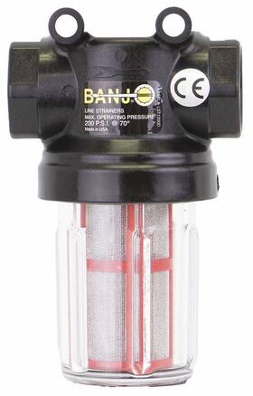 Banjo Lstm07550c T-line Strainer 3/4 Inch 297 Microns