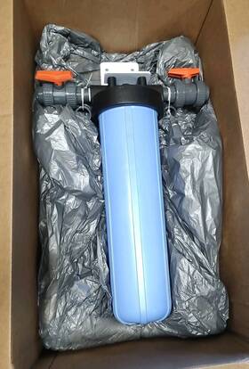 Wm-225a-116-16603 Big Blue New 4.5 Inch X 20 A711 Whole House Filter Assy With Polypropylene