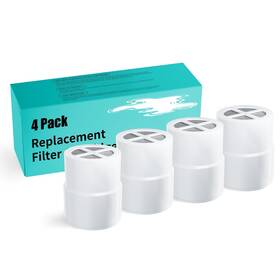 Blotms 653998752873 4-pack Replacement Filter For Jolie Shower Head Compatible With 4 Packs