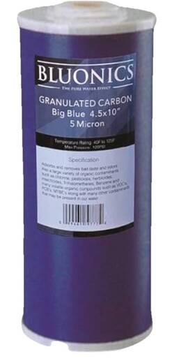 Bluonics 099461798427 1 Pack 10 X 4.5 Inch 5 Micron Sediment Whole House Water Filters Iron