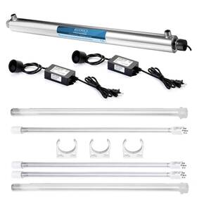B0725mgtlg Bluonics New 55w 12 Gpm Whole House Uv Water Sterilizer 2 Extra Bulbs