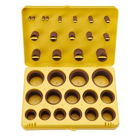 Branded 791715982926 382 Pieces Fkm O Ring Inch Sizes Pcs Yellow Box Brown Orings