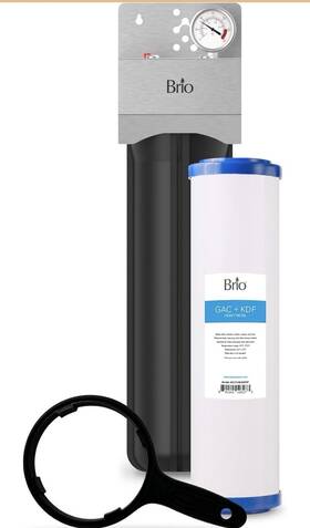 Fswh120kdf Brio Whole House Water Filter System For Heavy Metal Reduction