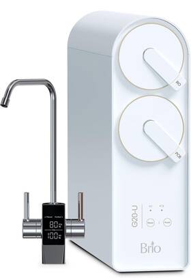 G20-u Brio Reverse Osmosis Water Filtration System 700gpd Tank-less Under Sink