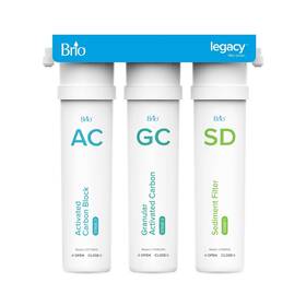 Nflusfq300 Brio 3-stage Water Filter Replacement Kit - For Reverse Osmosis Filters