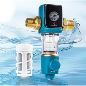 Sq-550-b Briskspring 40 Micron Spin Down Sediment Water Filter Whole House Reusable
