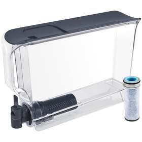 36437 Brita Ultraslim 25 Cup Filtered Water Dispenser With 1 Stream Filter Dark Blue
