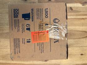 62047 Brita Metro Pitcher Bright White 6 Cup Filter Jug Plastic White/clear Open Box