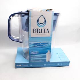 84665988 Brita Tahoe Water Filter Pitcher In Blue With 1 Standard 10-cup Large