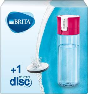 S1184 Brita Fill And Go Vital Water Filter Bottle Pink Pack Of 1 20.3 Ounces