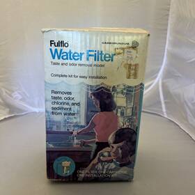 Carborundum 035233000046 Fulflo Compact Under Sink Water Filter Carbon Rv Boat Bar Kitchen Wt6