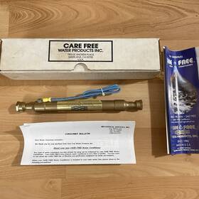 Cfc-38 Care-free Water Products Inc Carefree In Line Conditioner Model Cfc38 3/8 Inch 10mm Copper New Vintage