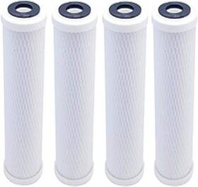 Cfs-1007 Cfs 045399066701 4 Pack Carbon Block Water Filter Cartridges Compatible With Ecosoft
