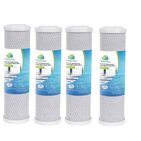 Cfs-488 Cfs 045399067616 - 10 Inch 1m Carbon Block Replacement Filter Cartridges 4 Pack