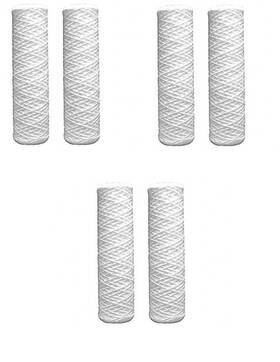8541998794 Cfs 6 Pack String Wound Sediment Water Filter Cartridges Compatible With