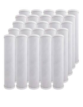 Rc-eybl-ua1k Cfs 25-pack Of 5 Micron Carbon Block Cto Coconut Shell Water Filter Cartridge 10 Inch