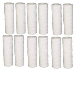 Wfpfc4002 Cfs 12 Pack Universal Whole House String Wound Filtration Kit Compatible