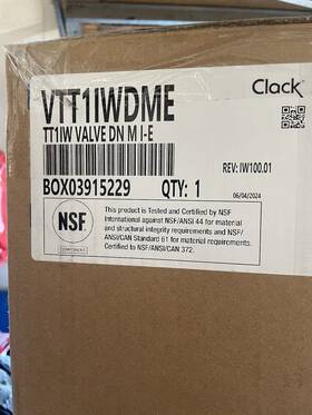 Vtt1lwdme Clack Ws100t Twin Alternator Valve Only