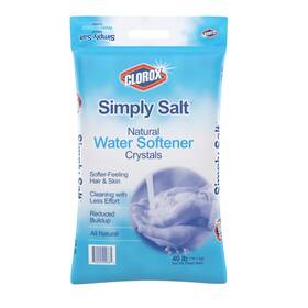 40b-wss-xcs Clorox Simply Salt Natural Water Softener Crystals 40 Lb