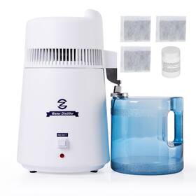 Dwd-zb03-000 Co-z 6l Water Distiller Larger 1.6 Gal Countertop Home 6 L White-6l